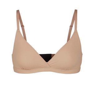 SKIMS FITS EVERYBODY CROSSOVER BRALETTE CREAM SZ XXS
